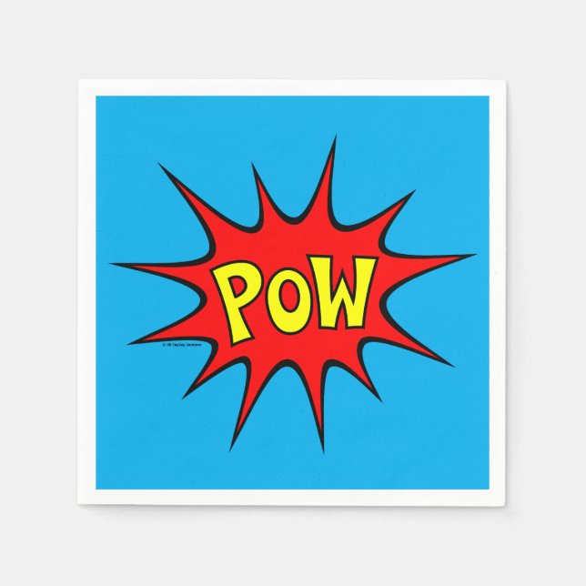 Pow! Pappersservett (Framsidan)