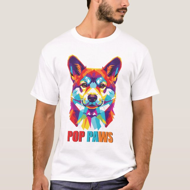 POW PAWS T SHIRT (Framsida)