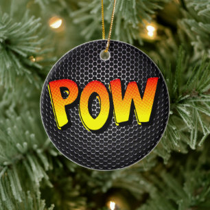 POW Retro Vibes Julgransprydnad Keramik