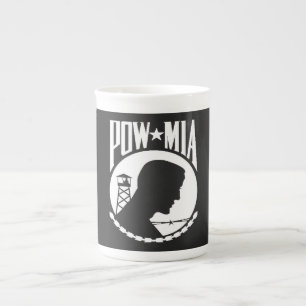 POW Saknad i strid Benporslin Mugg