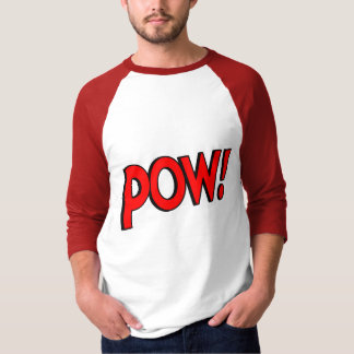 POW! Screwball Graphics 3/4 Ärm Raglan T Shirt