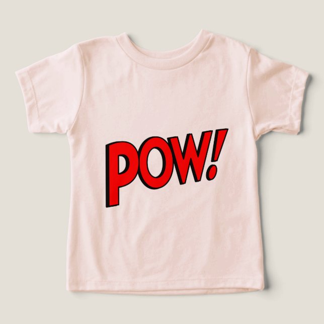 POW! Screwball Graphics Persika T Shirt (Design Framsida)