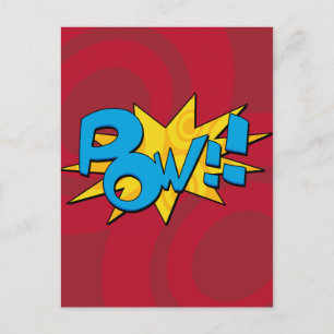 Pow Serietidnings vykort