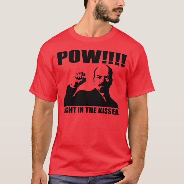 Pow som är höger i kisseren tee (Framsida)