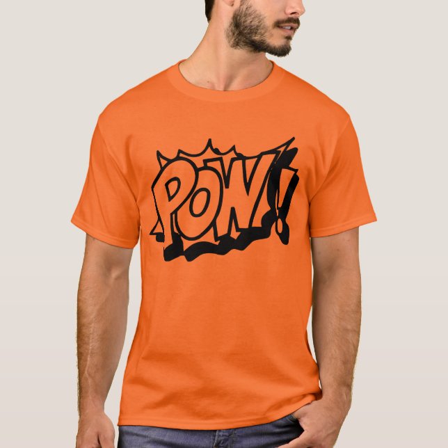 Pow! T-tröja T Shirt (Framsida)