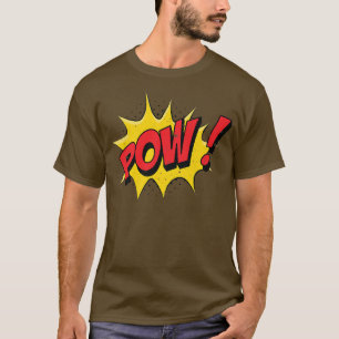 POW Tecknad Bok Tecknad Funny Pop Art T Shirt