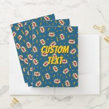 Pow Tecknad Ljud Effect Mönster