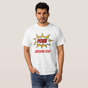 Pow Tecknad Ljud, effekt T Shirt