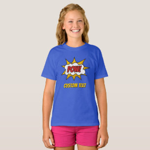 Pow Tecknad Ljud, effekt T Shirt