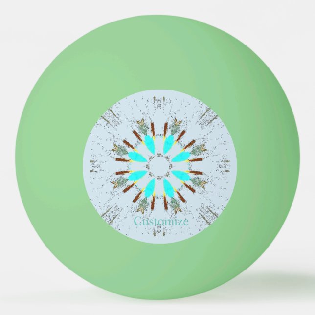 Pow-wow Mönster Thunder_Cove Pingisboll (Framsidan)