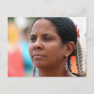 Pow Wow Woman Vykort