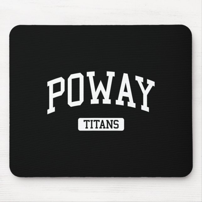 Poway High School Hs Ca Grafisk Konst Musmatta (Framsidan)
