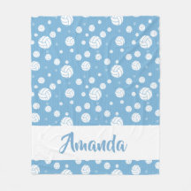 Powder Blue Chevron Volleyball Mönster