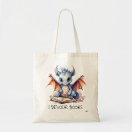 *~* Powder Blue DRAGON READING devour BOKAR AP88 Tygkasse