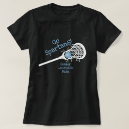 Powder Blue Go Team Lacrosse Mamma T Shirt