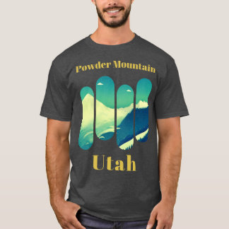 Powder Mountain ski Utah 2 T Shirt