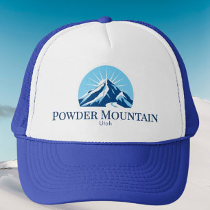 Powder Mountain Utah skidort mössa Keps