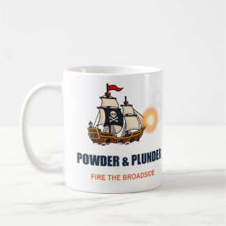 Powder & Plunder Piratskeppsmugg Kaffemugg