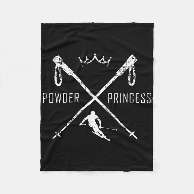 Powder Princess Ski Shirt Fleecefilt (Framsidan)