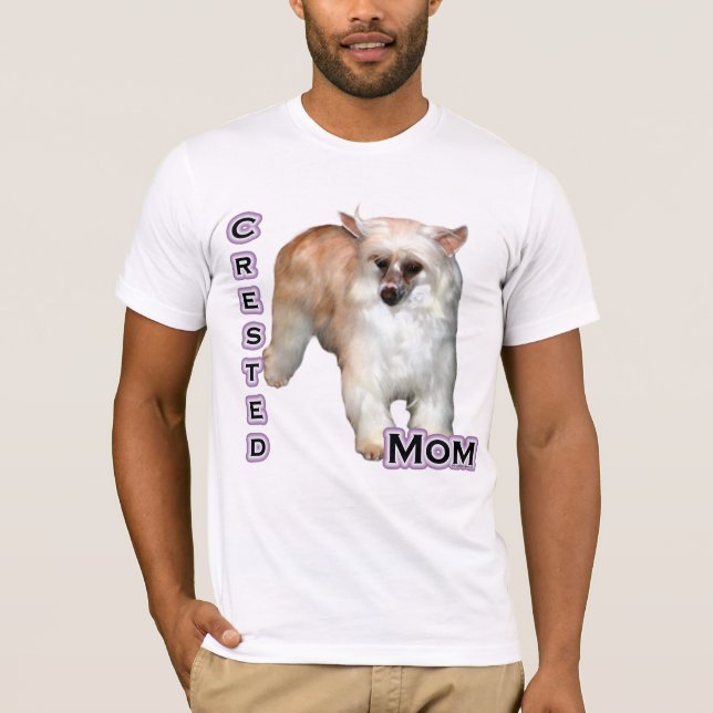 Powderpuff Crested Mamma 4 Tee Shirt (Framsida)