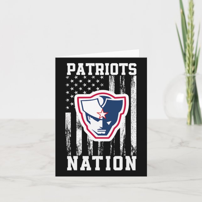 Powdersville Patriots logotyp Nation Hs  Kort (Framsida)