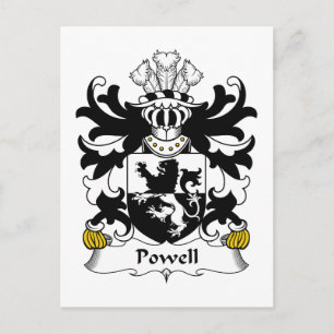 Powell Family Crest Vykort