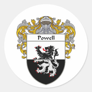 Powell Jackat av Arm (Mantled) Runt Klistermärke