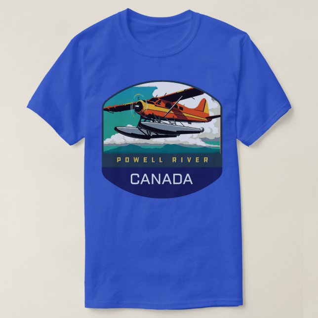 Powell River BC Kanada T Shirt (Design framsida)