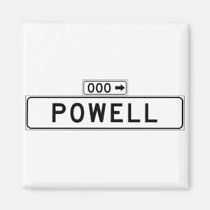 Powell St., den San Francisco gatan undertecknar Magnet