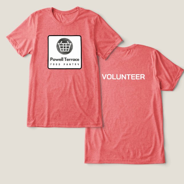 Powell Terrace Volunteer T-Shirt (Design fram och bak)