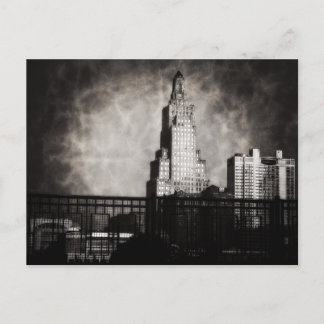 Power and Light Byggnad, Kansas City, Grunge Vykort