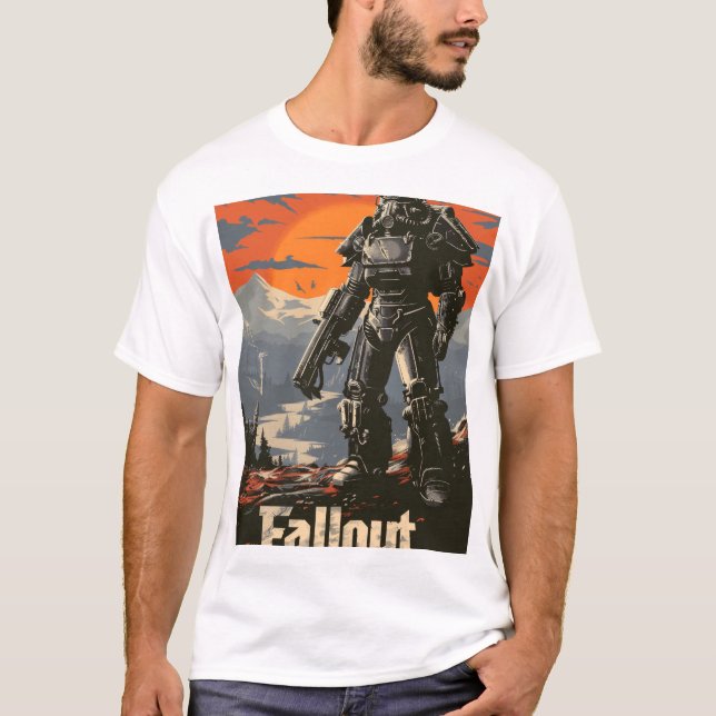 Power Armor från Fallout 4 - Fallout Apocalypse T- T Shirt (Framsida)
