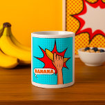 Power Banana Kaffemugg<br><div class="desc">En strömbanesats på tecknad stil. Den här designen ser ut att gälla i Mugg</div>