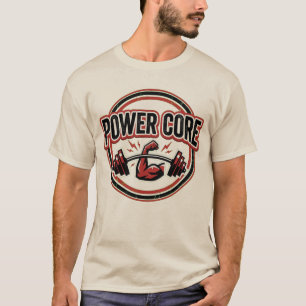 Power Core Gym Logotyp Tröja