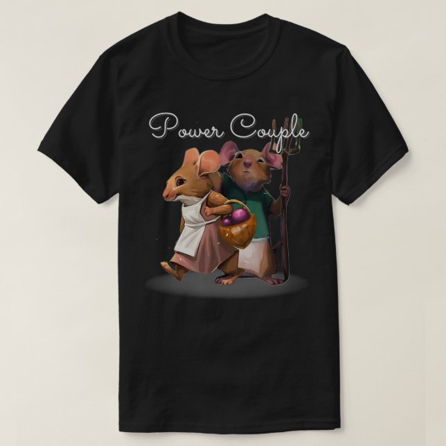 Power Couple  Everdell Board brazilian trumpeter h T Shirt (Design framsida)