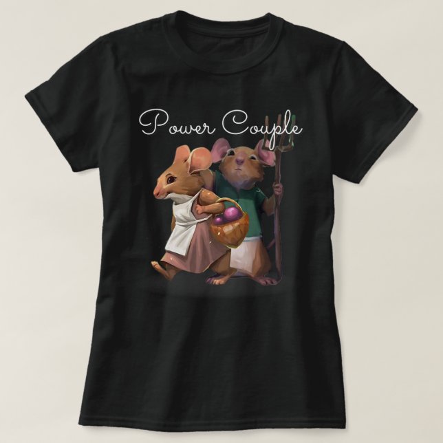 Power Couple - Everdell Board-spel T Shirt (Design framsida)