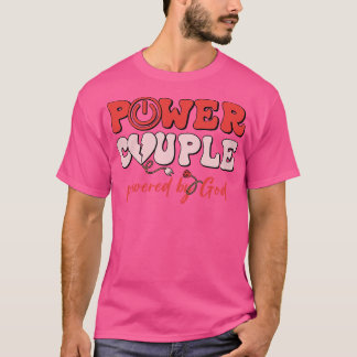 Power Couple med Guds makt T Shirt
