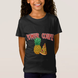 Power Couple Pineapple Pizza - Lustigt Food Joke T Shirt