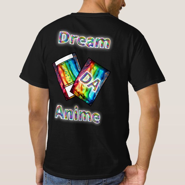 Power Feeder Dream Anime T Shirt (Baksida)