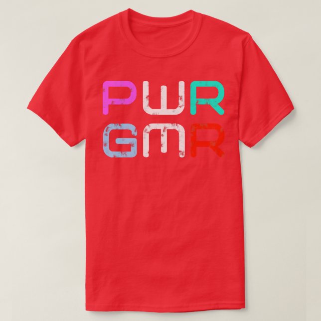 Power Gamer T Shirt (Design framsida)