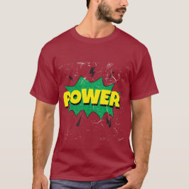 "Power"-grafik T-Shirt | Fet och Snyggt Te