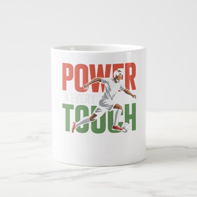 Power In Every Touch Sports Mixed Jumbo Mugg (Framsidan)