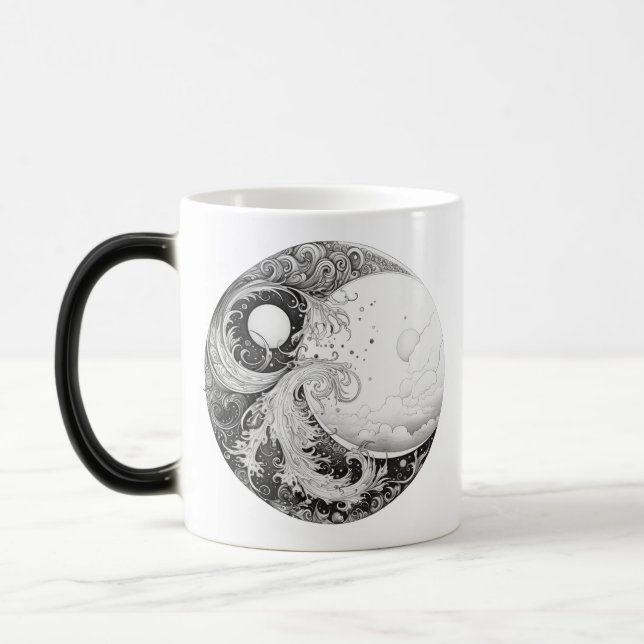 “Power in the Balance” 15 oz Coffee Mug Magisk Mugg (Vänster)