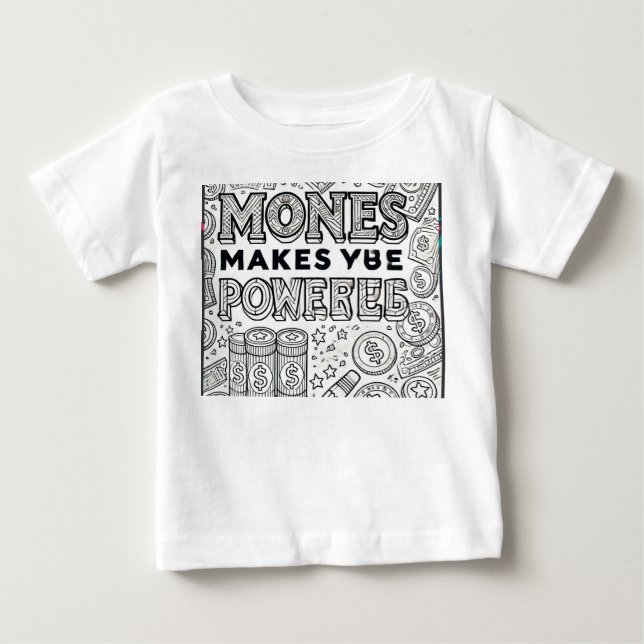 "Power in Wealth" T-Shirt (Framsida)