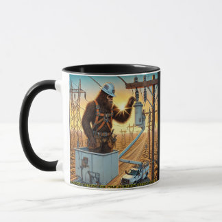 Power Lineman Bigfoot - Storm Ops COFFEE MUGG