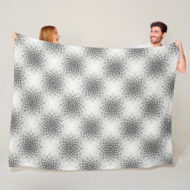 Power Mandala Seamless Mönster 10 Fleecefilt