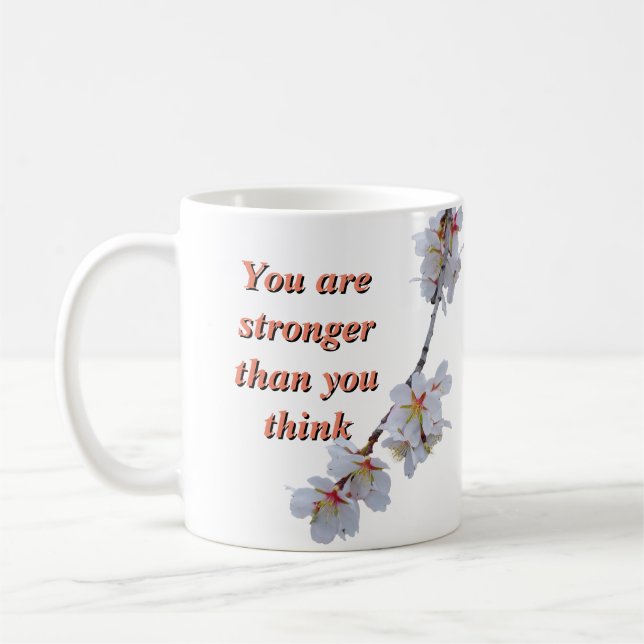 Power Mugg: Du är starkare än tänkan Kaffemugg (Vänster)