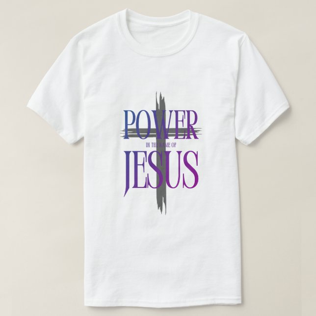 Power of the Name of Jesus T Shirt (Design framsida)