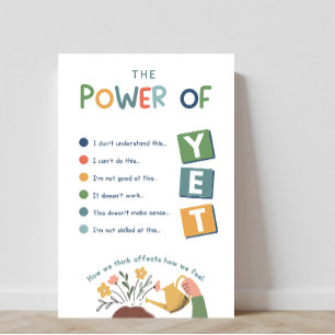 Power of YET Classroom Poster
