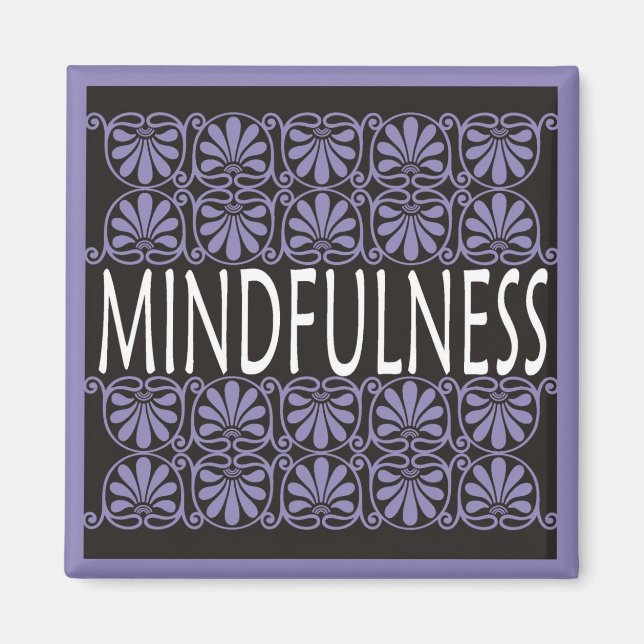 Power Ord for Motivation - MINDFULNESS Magnet (Framsidan)